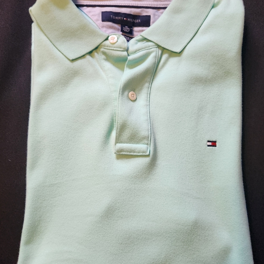 Tommy Hilfiger Light Green Polo Shirt